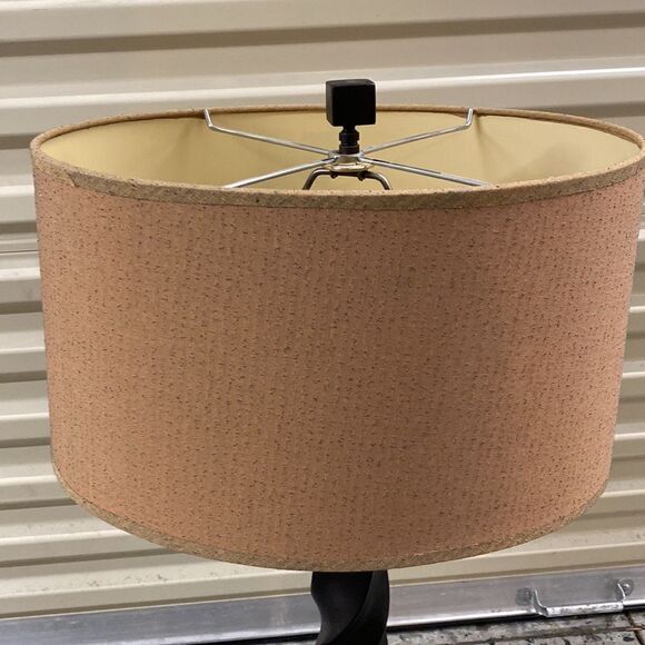 Uttermost Twist Table Tuco Lamp in Antique Black Twisted Metal - Picture 3 of 10